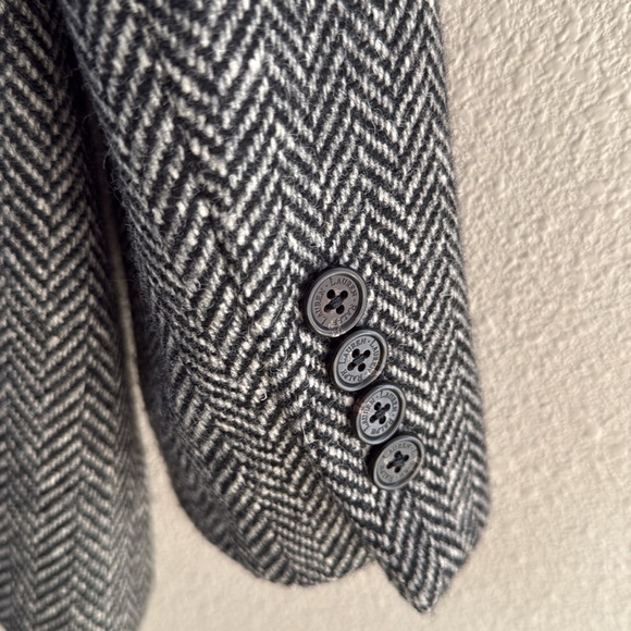Ralph Lauren Green Label Herringbone Pure New Wool Jacket - 6 Petite - Picture 6 of 10